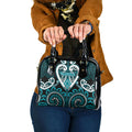 Aotearoa Tapuika Shoulder Handbag Maori Tribal Pattern