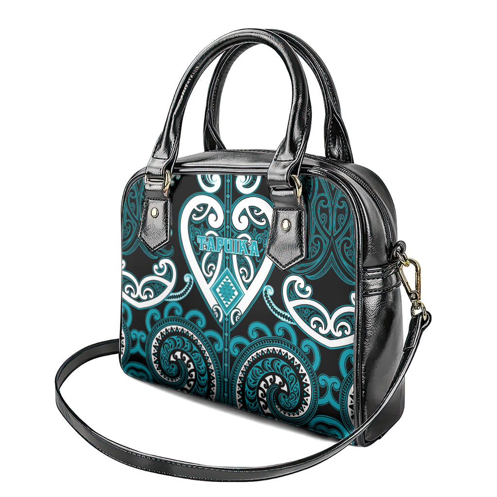 Aotearoa Tapuika Shoulder Handbag Maori Tribal Pattern