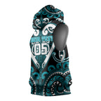Custom Aotearoa Tapuika Sleeveless Hoodie Maori Tribal Pattern