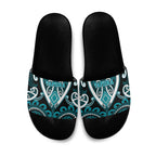 Aotearoa Tapuika Slide Sandals Maori Tribal Pattern