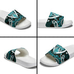 Aotearoa Tapuika Slide Sandals Maori Tribal Pattern