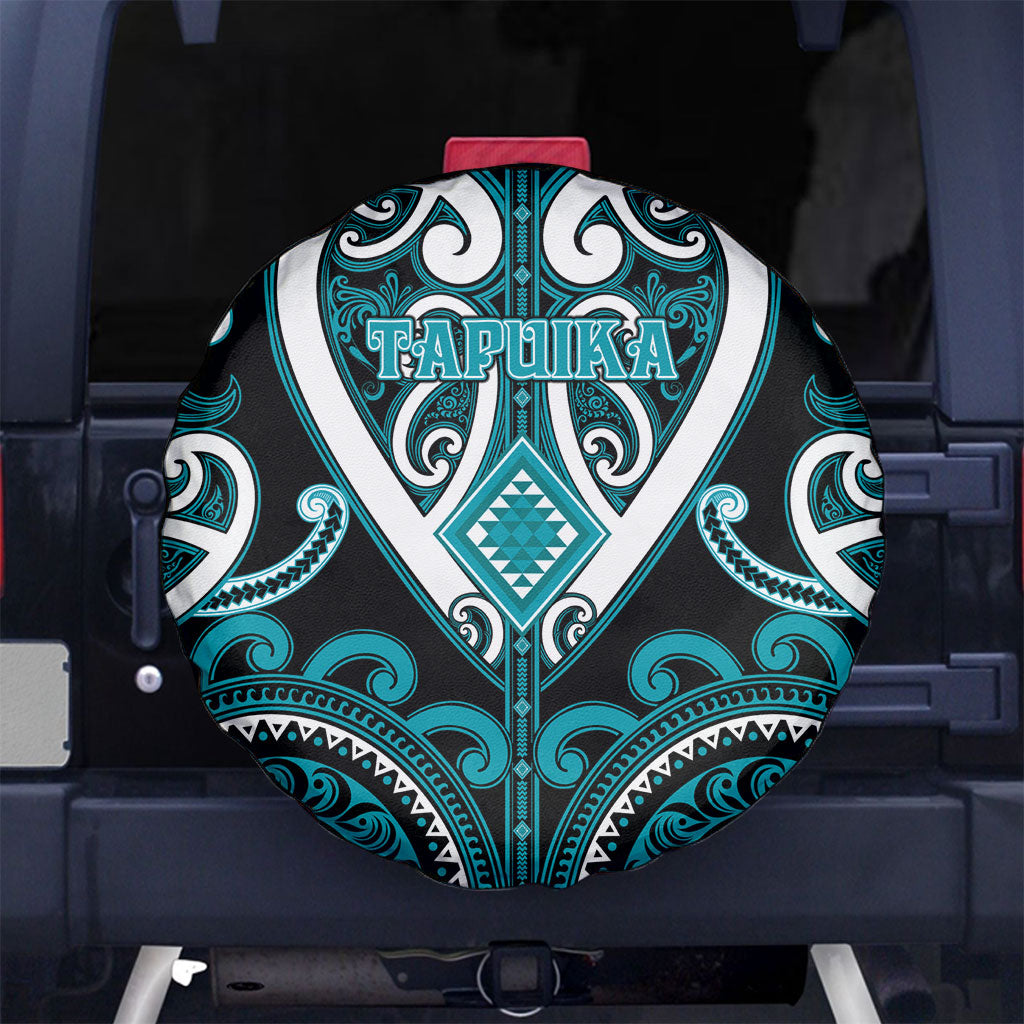 Aotearoa Tapuika Spare Tire Cover Maori Tribal Pattern