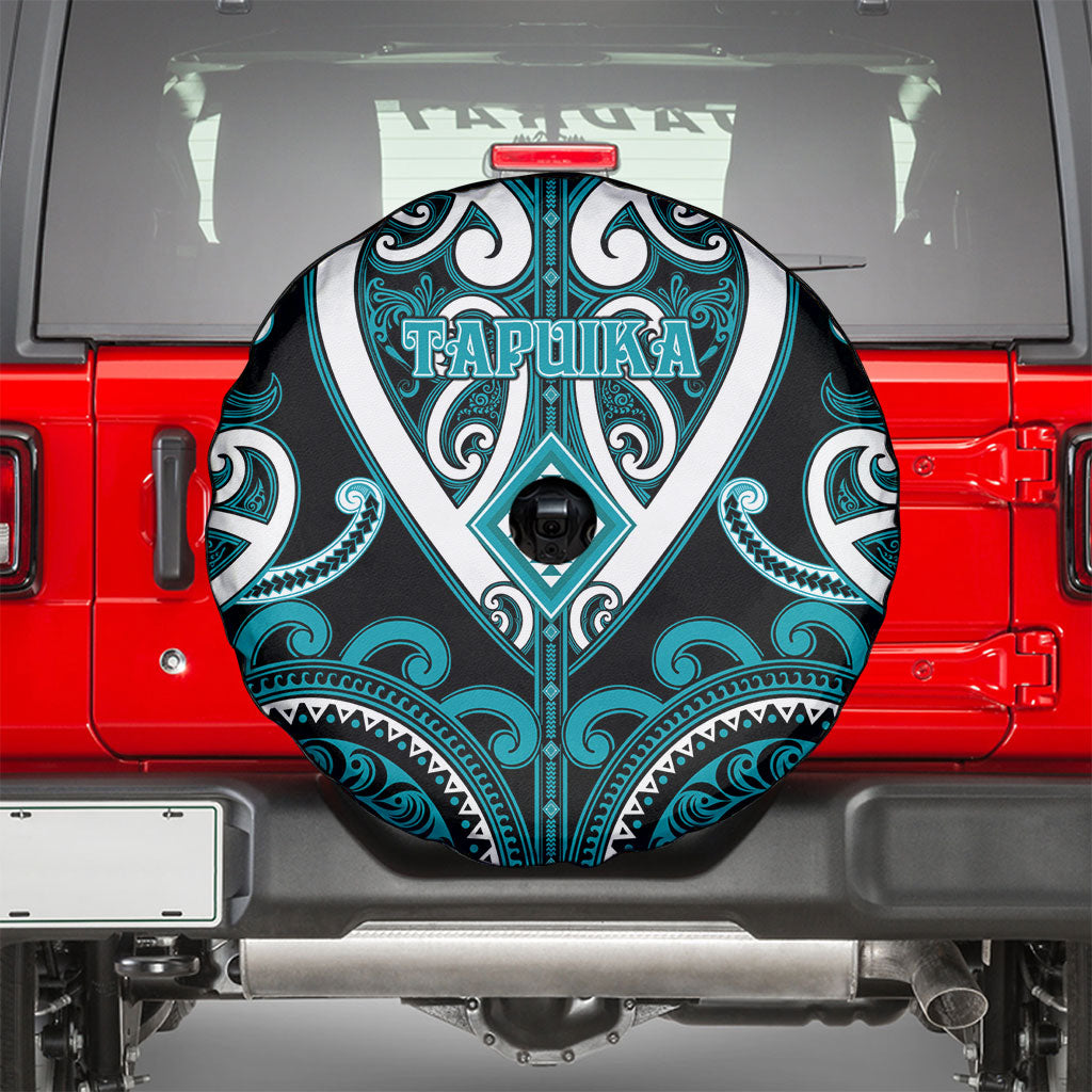 Aotearoa Tapuika Spare Tire Cover Maori Tribal Pattern
