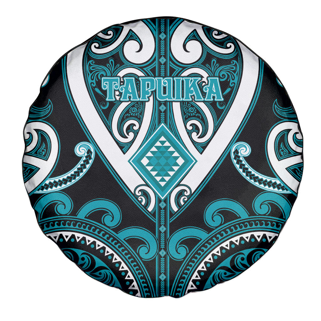 Aotearoa Tapuika Spare Tire Cover Maori Tribal Pattern