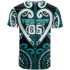Custom Aotearoa Tapuika T Shirt Maori Tribal Pattern