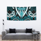 Aotearoa Tapuika Tapestry Maori Tribal Pattern