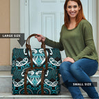 Aotearoa Tapuika Travel Bag Maori Tribal Pattern