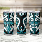 Custom Aotearoa Tapuika Tumbler Cup Maori Tribal Pattern