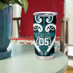 Custom Aotearoa Tapuika Tumbler Cup Maori Tribal Pattern