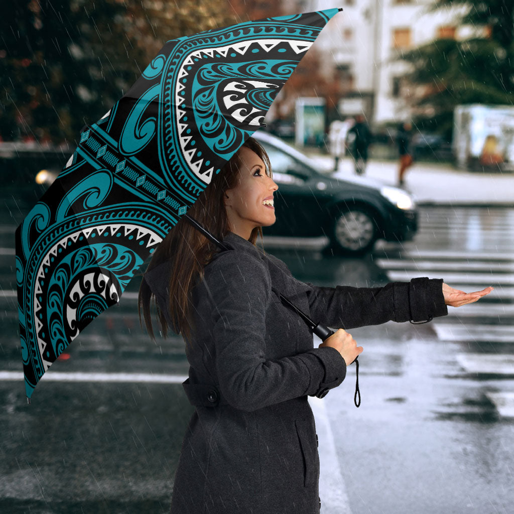 Aotearoa Tapuika Umbrella Maori Tribal Pattern