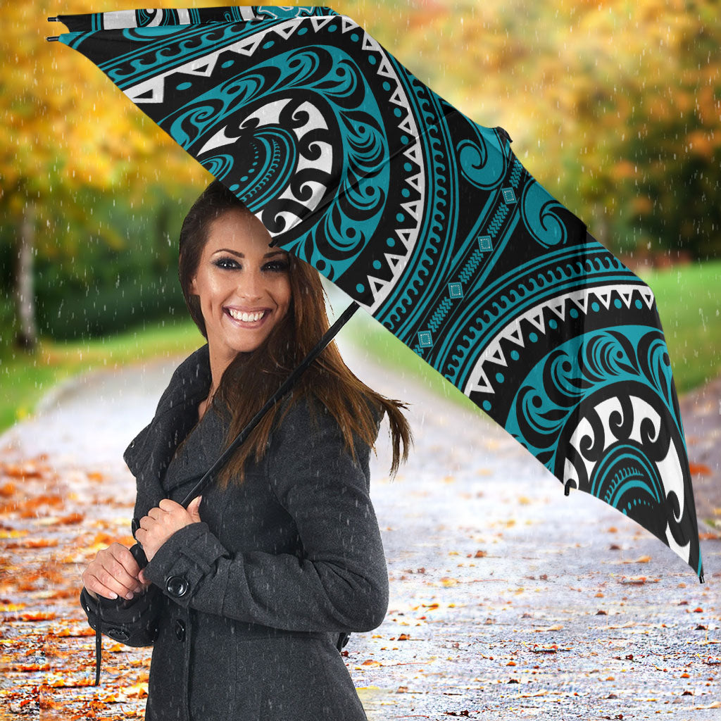 Aotearoa Tapuika Umbrella Maori Tribal Pattern
