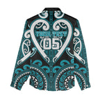 Custom Aotearoa Tapuika Women Casual Shirt Maori Tribal Pattern