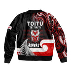 Aotearoa Toitu He Whakaputanga Bomber Jacket Toitu Te Tiriti O Waitangi