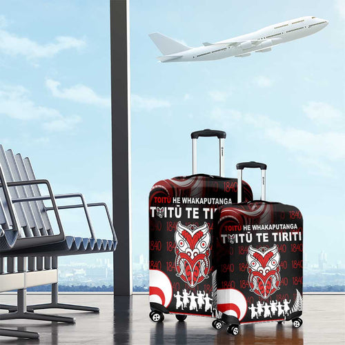 Aotearoa Toitu He Whakaputanga Luggage Cover Toitu Te Tiriti O Waitangi