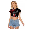 Aotearoa Toitu He Whakaputanga Raglan Cropped T Shirt Toitu Te Tiriti O Waitangi