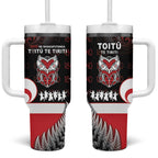 Aotearoa Toitu He Whakaputanga Tumbler With Handle Toitu Te Tiriti O Waitangi