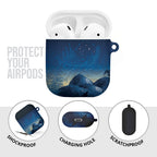 New Zealand Matariki AirPods Case Maori Waka With Silver Fern