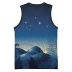 New Zealand Matariki Basketball Jersey Maori Waka With Silver Fern