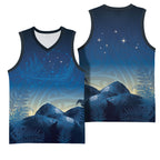New Zealand Matariki Basketball Jersey Maori Waka With Silver Fern