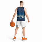 New Zealand Matariki Basketball Jersey Maori Waka With Silver Fern