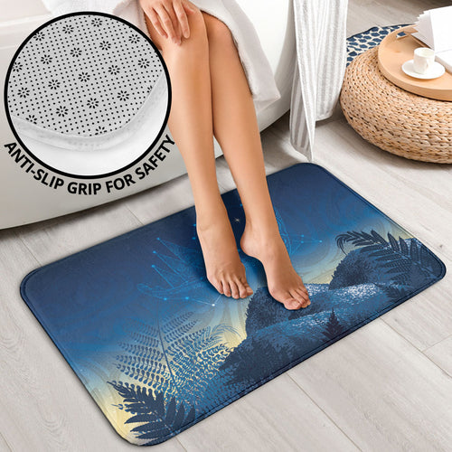 New Zealand Matariki Bathroom Set Maori Waka With Silver Fern