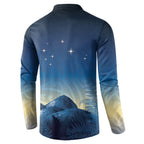 New Zealand Matariki Button Sweatshirt Maori Waka With Silver Fern