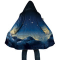 New Zealand Matariki Cloak Maori Waka With Silver Fern