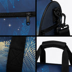 New Zealand Matariki Duffle Bag Maori Waka With Silver Fern