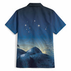 New Zealand Matariki Hawaiian Shirt Maori Waka With Silver Fern