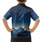 New Zealand Matariki Hawaiian Shirt Maori Waka With Silver Fern