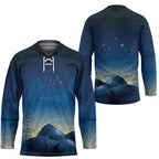 New Zealand Matariki Hockey Jersey Maori Waka With Silver Fern