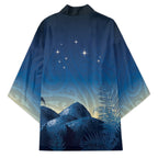 New Zealand Matariki Kimono Maori Waka With Silver Fern