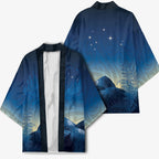 New Zealand Matariki Kimono Maori Waka With Silver Fern