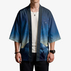 New Zealand Matariki Kimono Maori Waka With Silver Fern