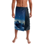 New Zealand Matariki Lavalava Maori Waka With Silver Fern