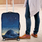 New Zealand Matariki Luggage Cover Maori Waka With Silver Fern