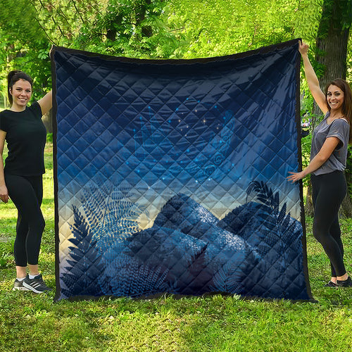 New Zealand Matariki Quilt Maori Waka With Silver Fern