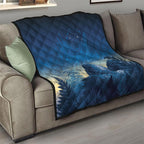 New Zealand Matariki Quilt Maori Waka With Silver Fern