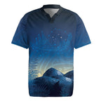 New Zealand Matariki Rugby Jersey Maori Waka With Silver Fern