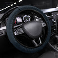 New Zealand Matariki Steering Wheel Cover Maori Waka With Silver Fern