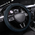 New Zealand Matariki Steering Wheel Cover Maori Waka With Silver Fern