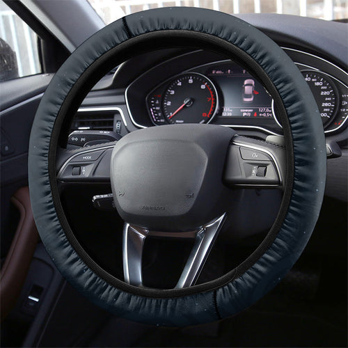 New Zealand Matariki Steering Wheel Cover Maori Waka With Silver Fern