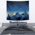 New Zealand Matariki Tapestry Maori Waka With Silver Fern