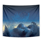 New Zealand Matariki Tapestry Maori Waka With Silver Fern