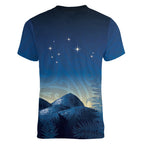 New Zealand Matariki Women V-Neck T-Shirt Maori Waka With Silver Fern