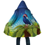 New Zealand Christmas Cloak Pukeko With Ponga Tree Silver Fern