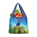 New Zealand Christmas Grocery Bag Pukeko With Ponga Tree Silver Fern