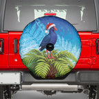 New Zealand Christmas Spare Tire Cover Pukeko With Ponga Tree Silver Fern