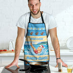 New Zealand Christmas Apron Have A Kiwi Manu-Mas