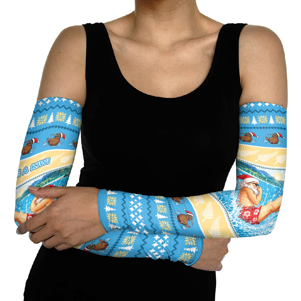 New Zealand Christmas Arm Sleeves Have A Kiwi Manu-Mas